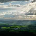 Gewitterwolken überm kleinen Heuberg