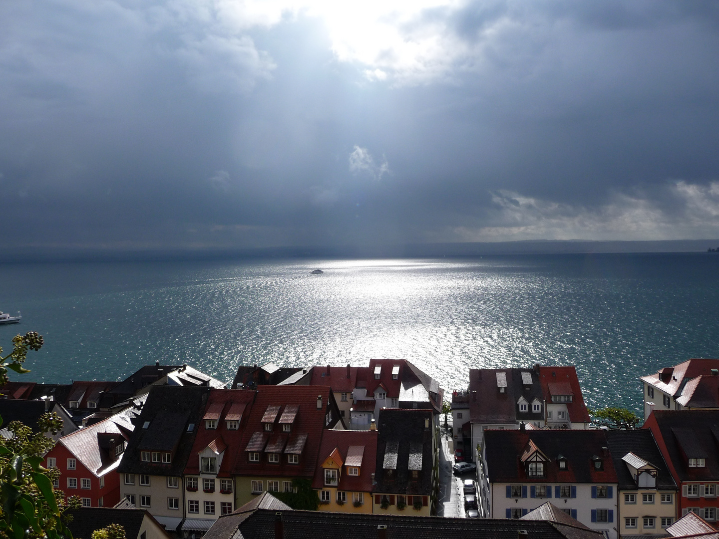 Gewitterwolken übern Bodensee