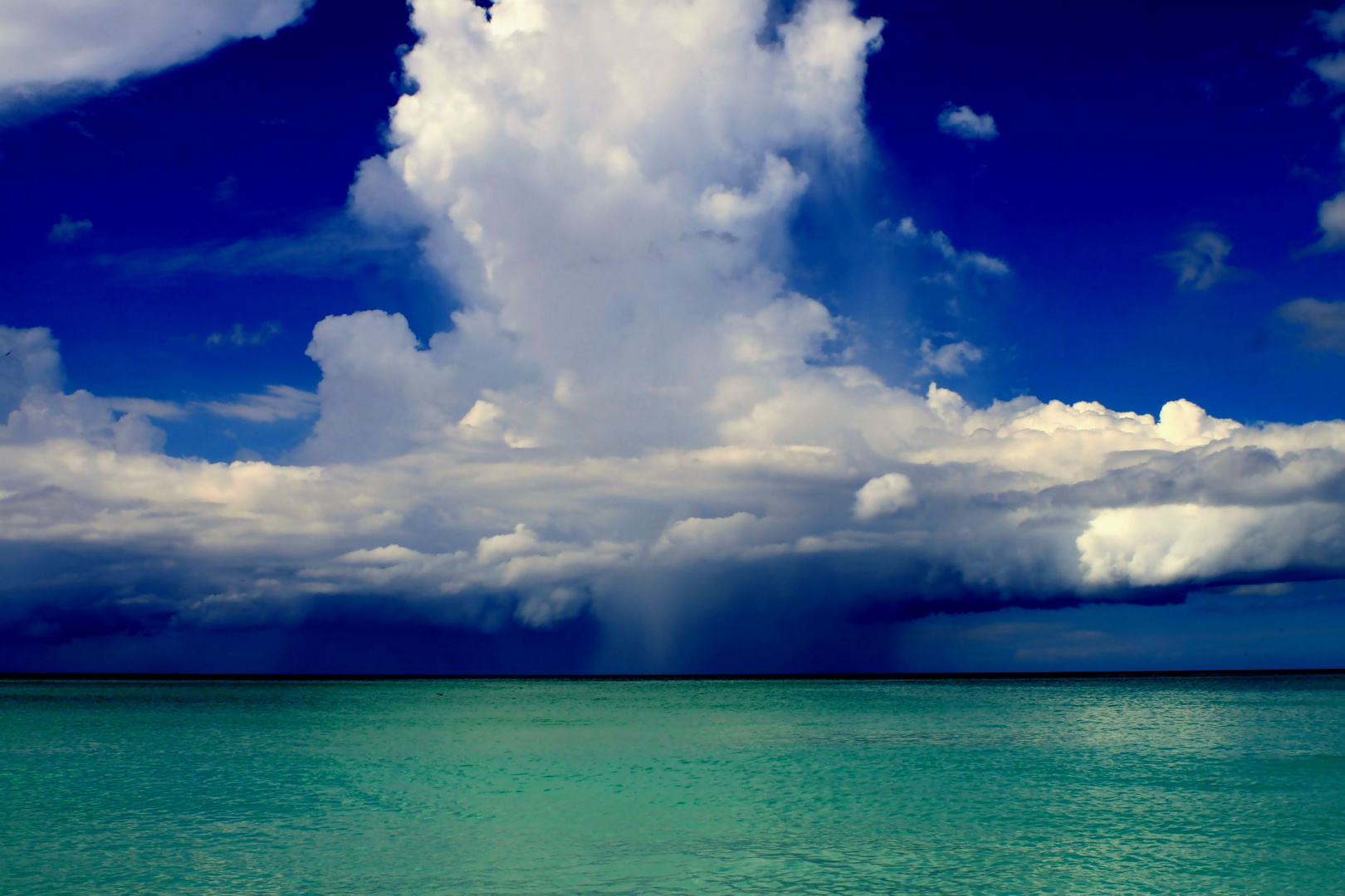 Gewitterwolken vor Cuba