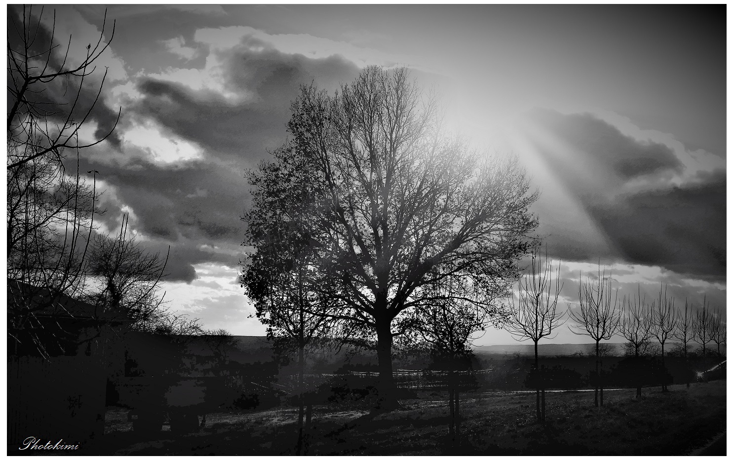 Gewitterwolken ziehen nach Osten