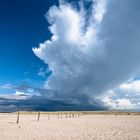 Gewitterzelle über dem Südstrand von Rømø