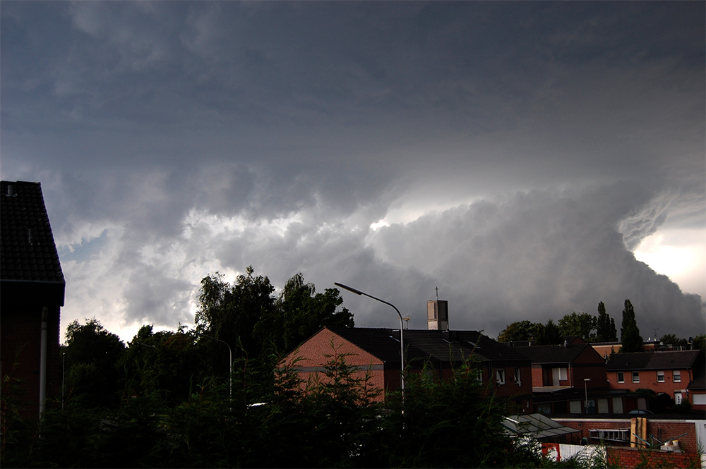 Gewitterzelle über Heinsberg 21.07.2009