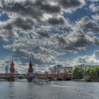 Gewittewolken über der Oberbaumbrücke in Berlin 2