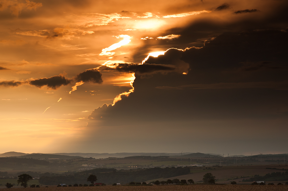 gewittrige Abendstimmung