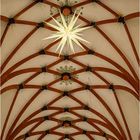 Gewölbe der Thomaskirche zu Leipzig in der Vorweihnachtszeit.