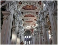 Gewölbe im Stefansdom in Passau