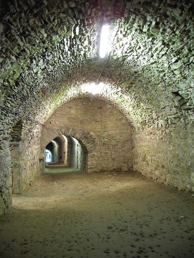 Gewölbe in der Barockkirche (Wehrkirche) der Burg Greifenstein (Hessen) 1