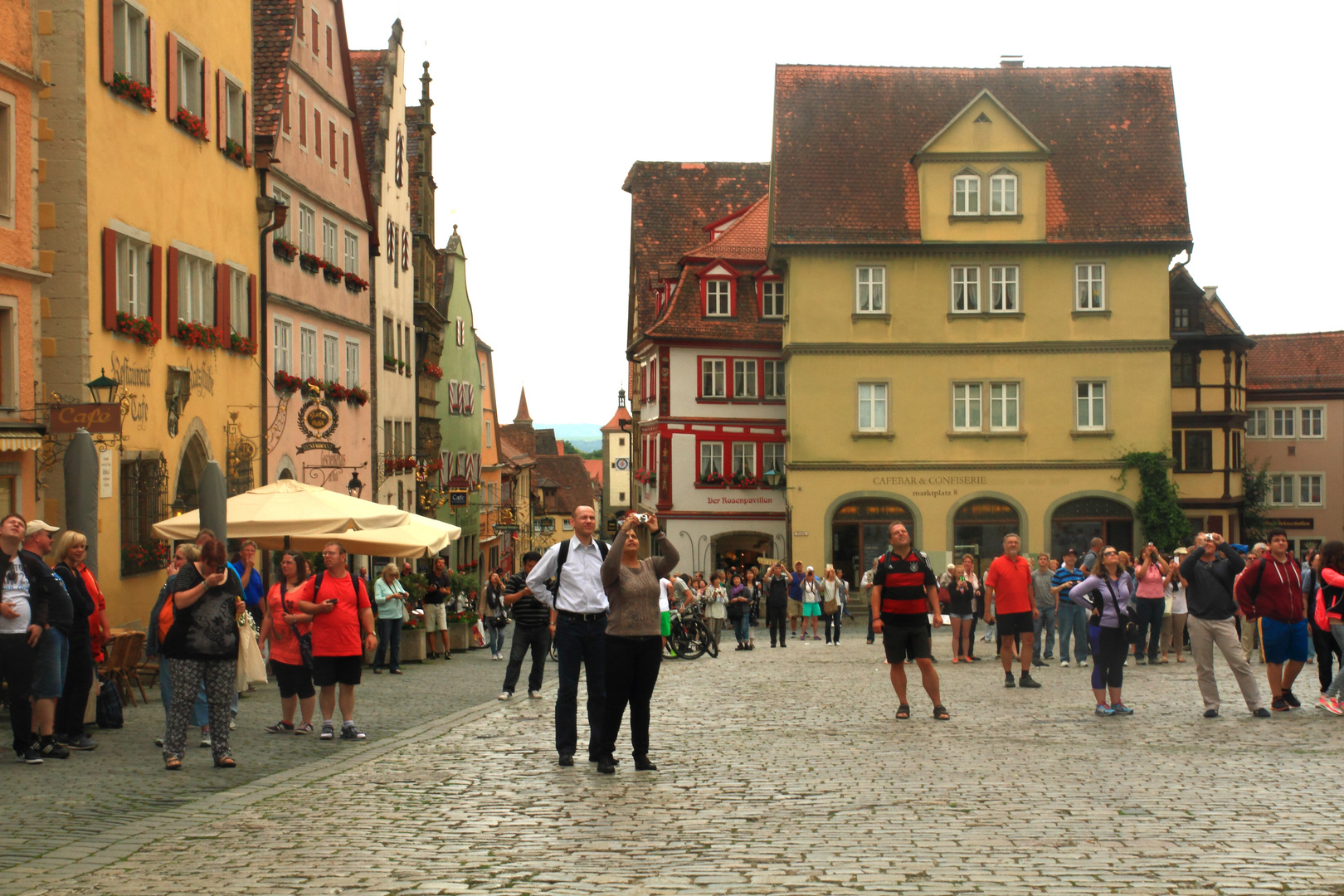 Gewümmel in Rothenburg....