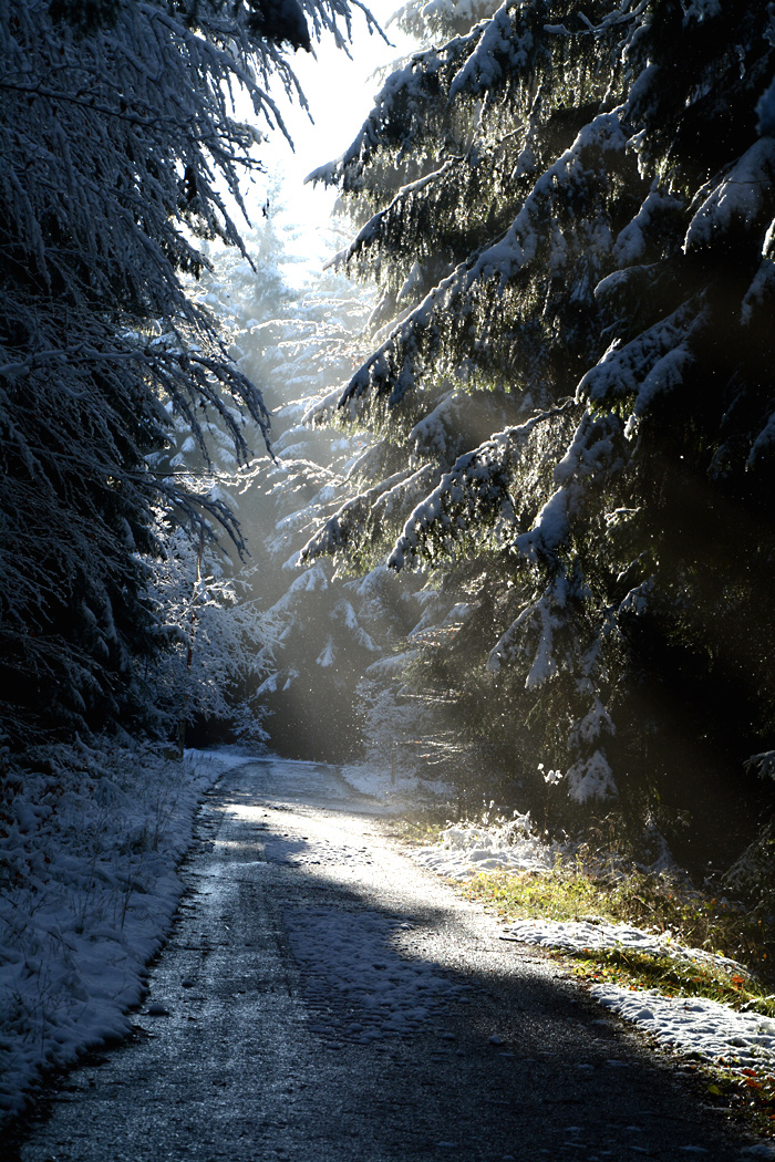 Gewünschtes Weihnachtswetter, allerdings hier nur am 3. Adventssonntag