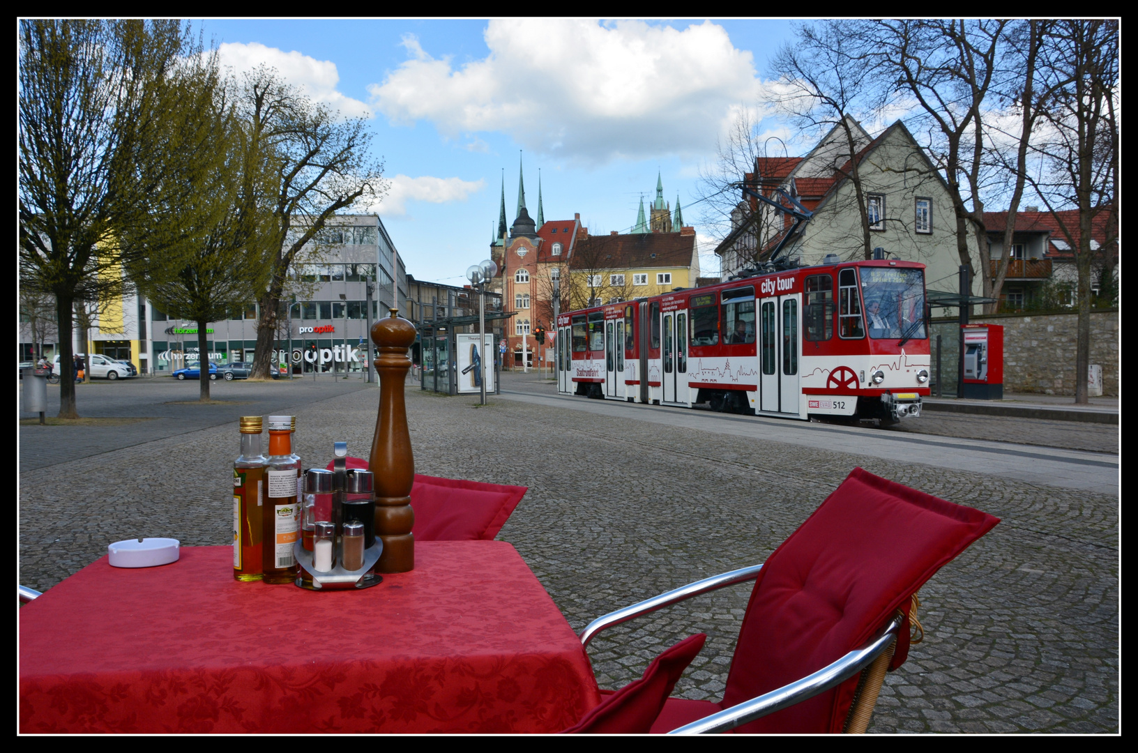 Gewürzte Straßenbahn