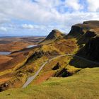 Gewundene Straße auf Skye