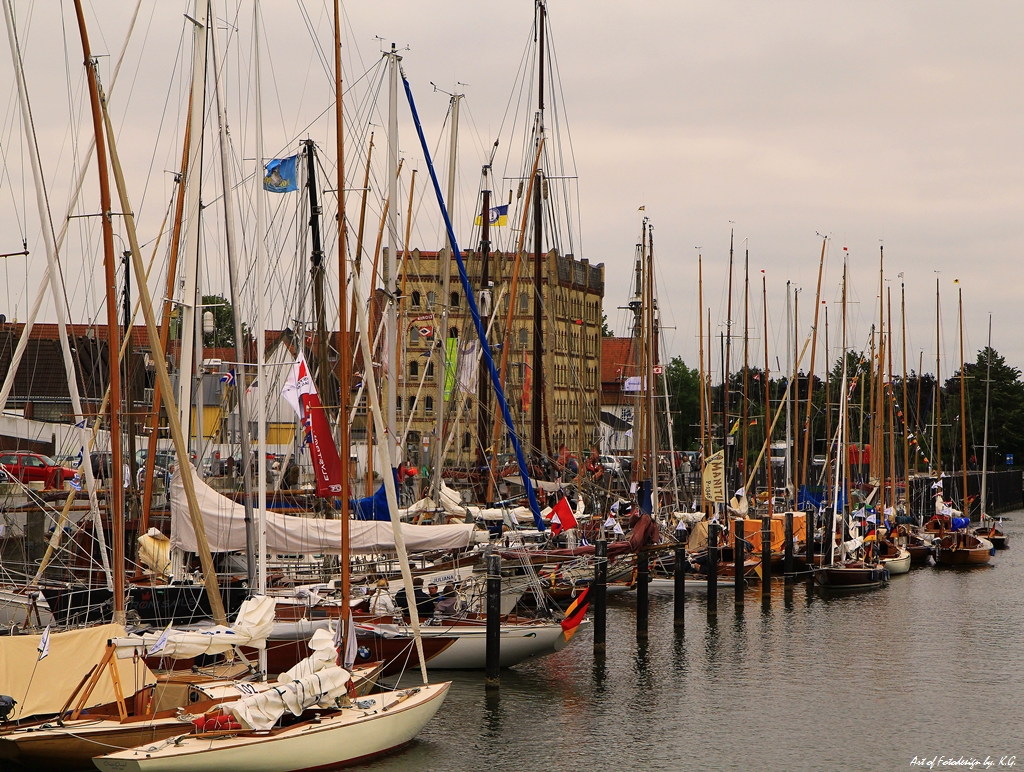 Gewusel im Hafen