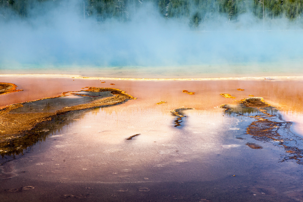 Geyser Basins Yellow Stone NP