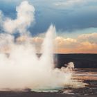 Geyser eruption