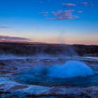 Geysir am Abend.