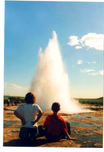 Geysir auf Island