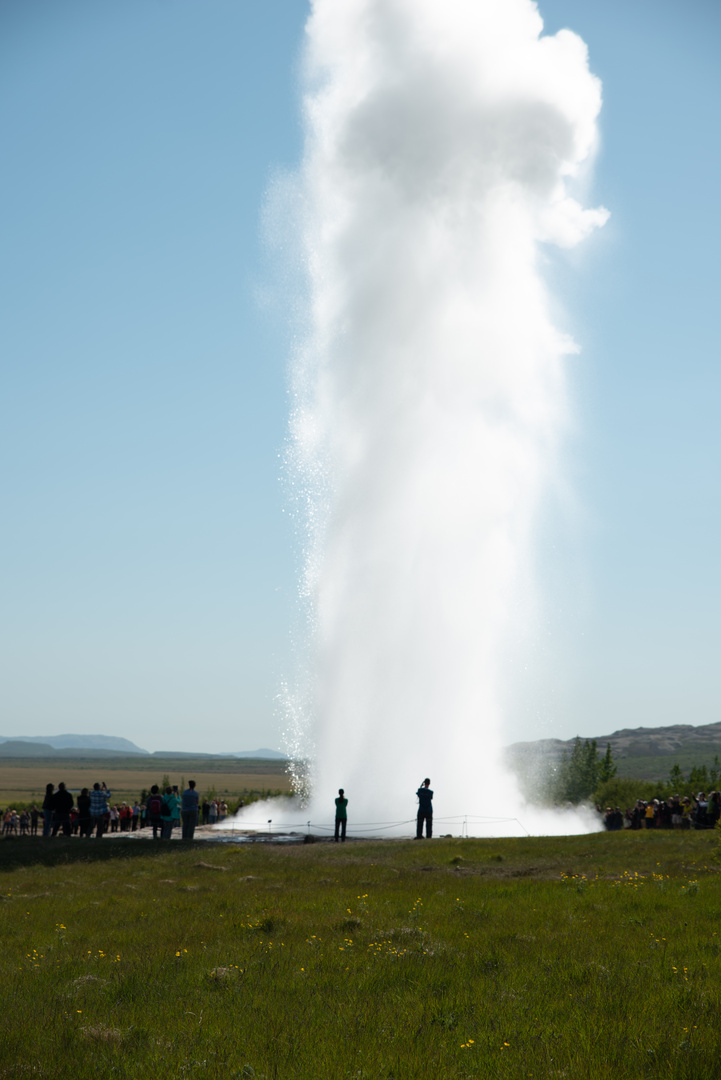 Geysir auf Island