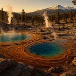 Geysir-Becken Yellowstone-Nationalpark USA (WY)