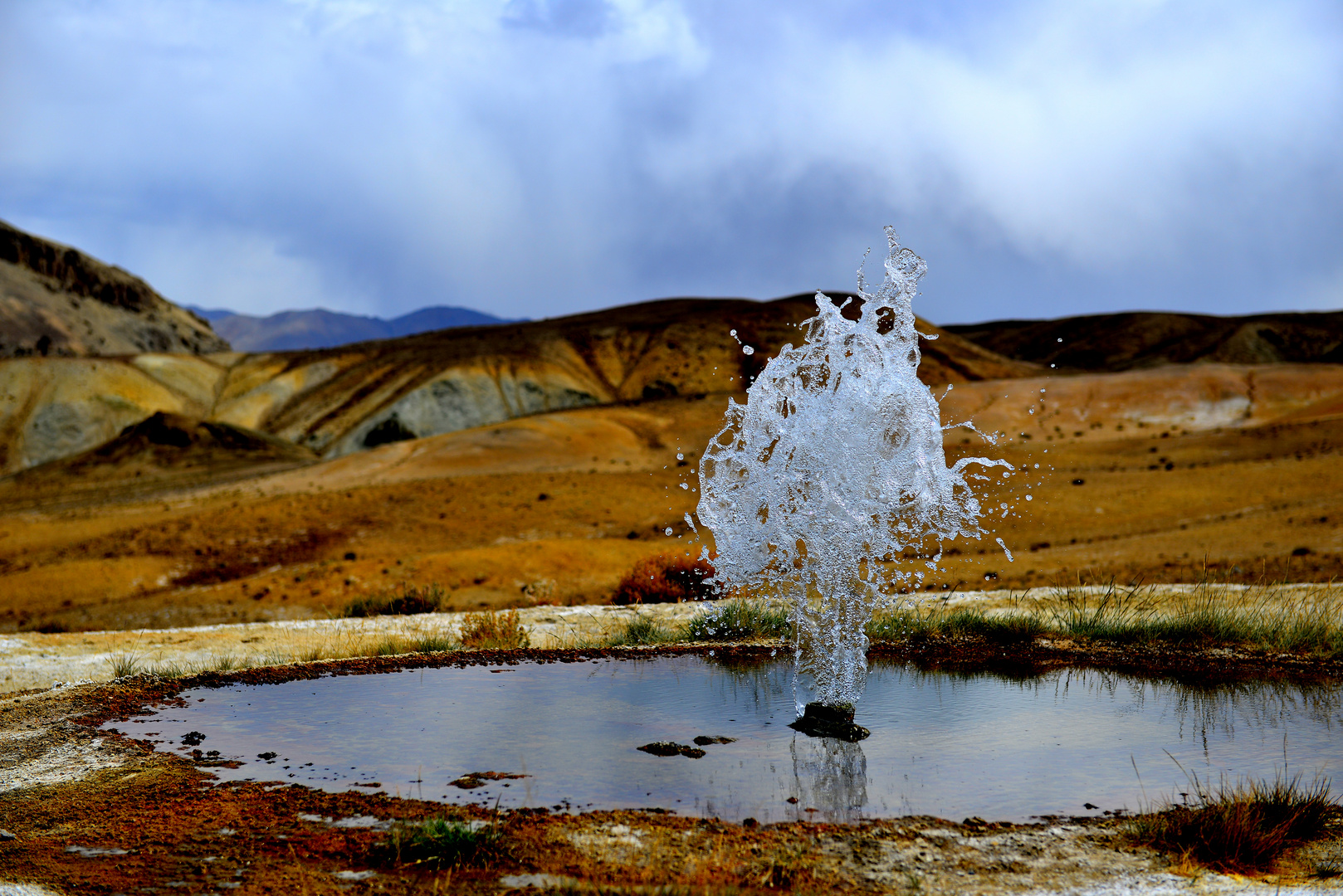 Geysir bei dem Yashikul (2015)