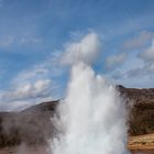 Geysir explosion middle