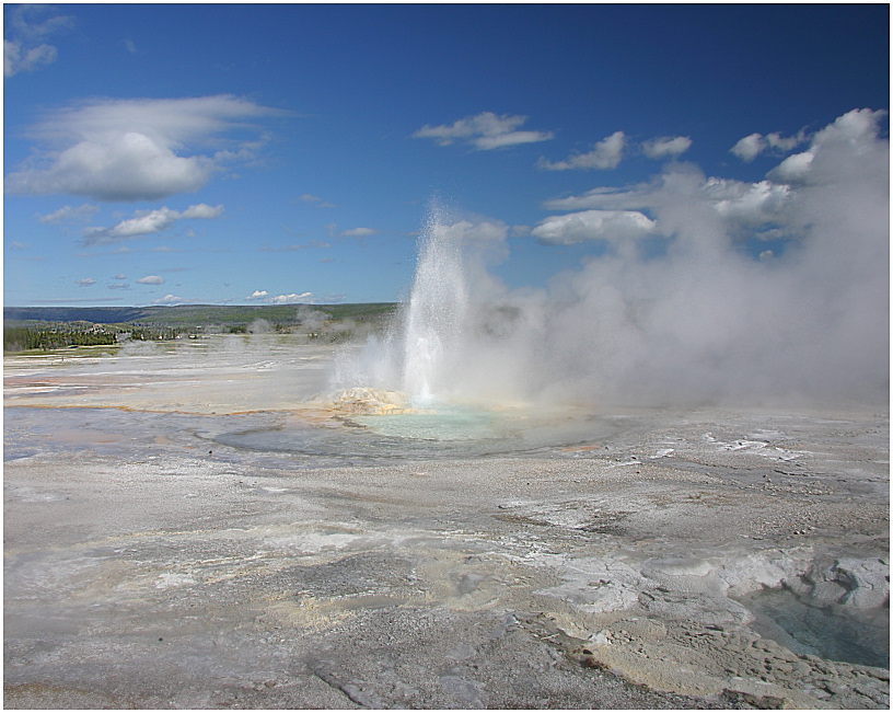 Geysir im Yellowstone