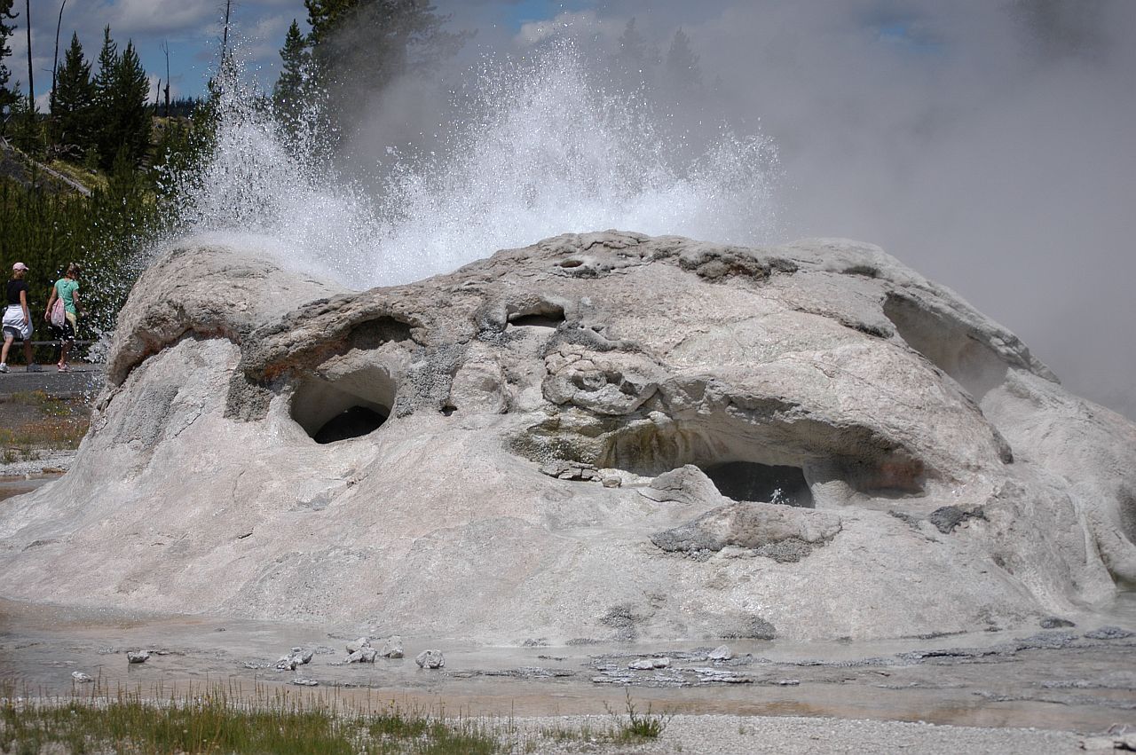 Geysir in Aktion