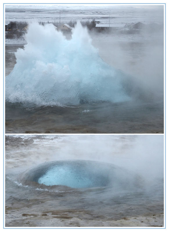 Geysir - jetzt bläst er!