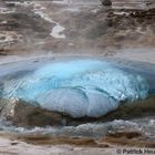 Geysir kurz vor dem Ausbruch...