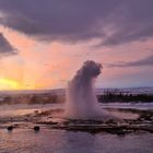 Geysir Stokkur am Morgen