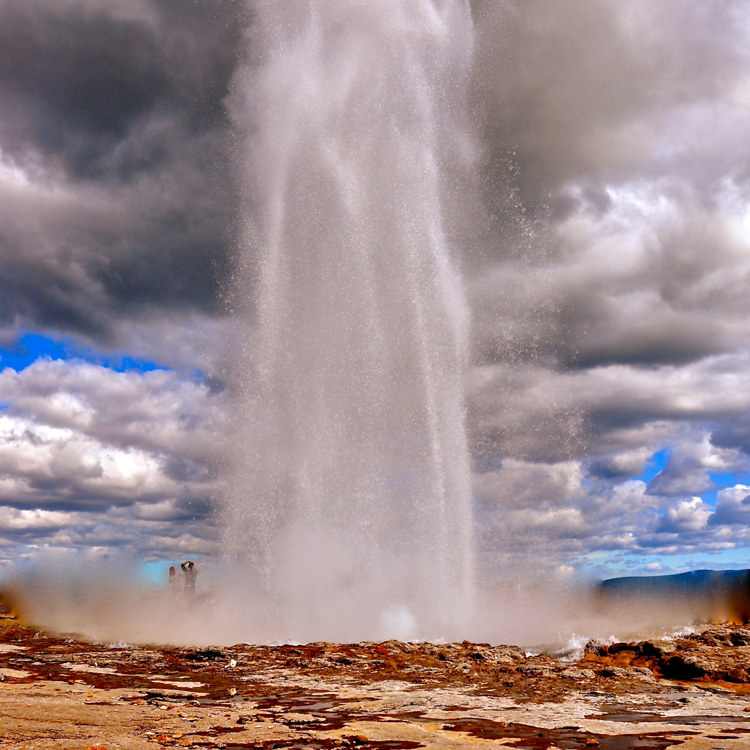 Geysir Strokkur auf Island