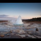 geysir um mitternacht