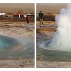 Geysirblase Strokkur Island2010