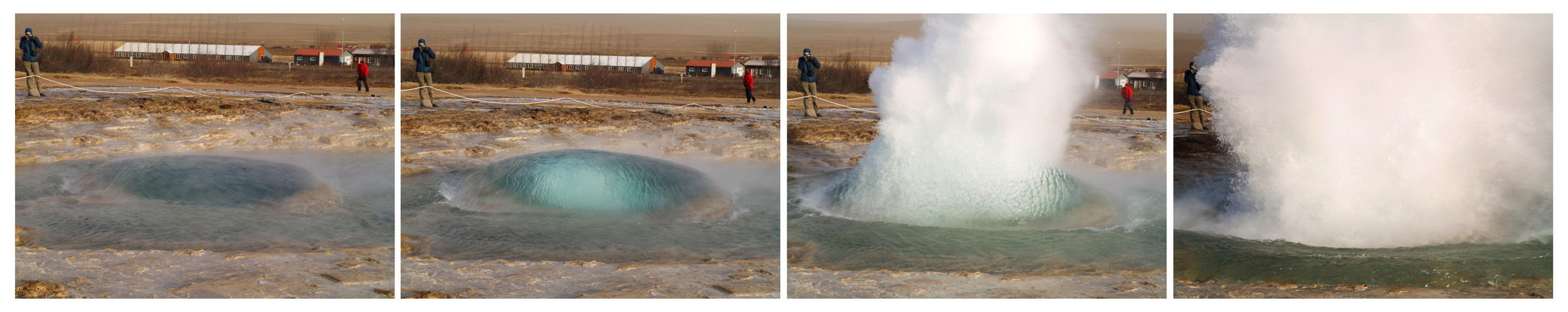 Geysirblase Strokkur Island2010