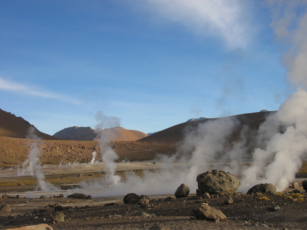 Geysirfeld  "El Tatio" - Atacama Wüste