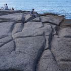 Gezeichnete Felsen