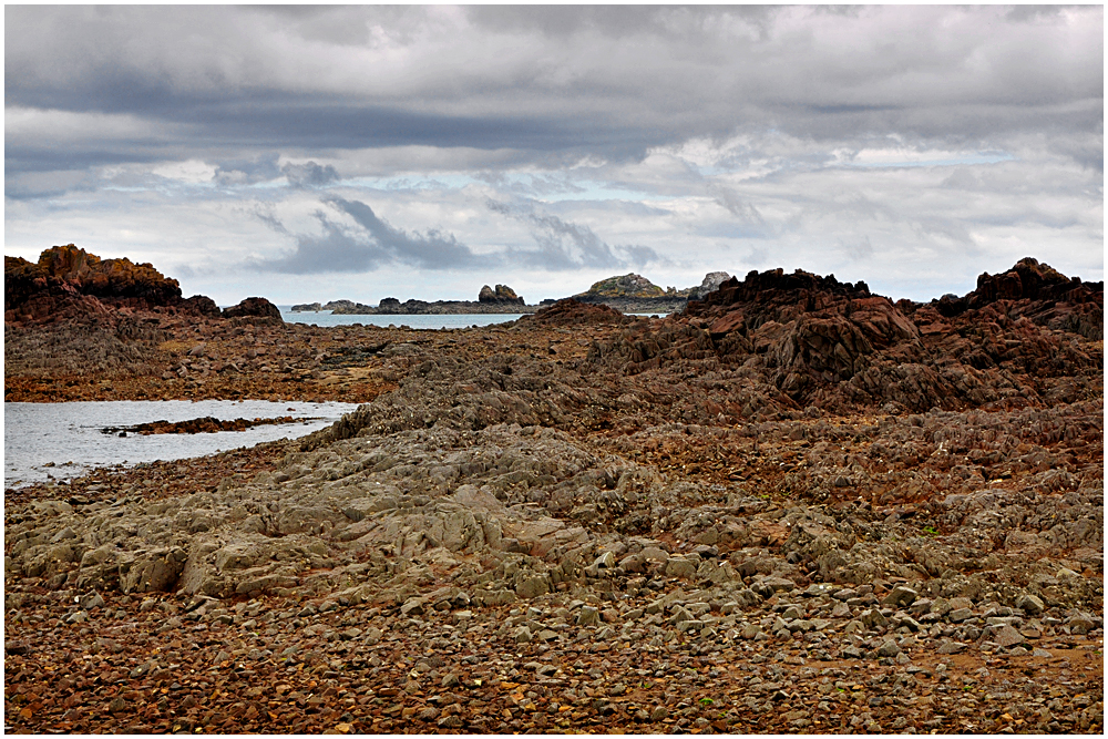 Gezeitenmeer vor Ile Bréhat, Bretagne