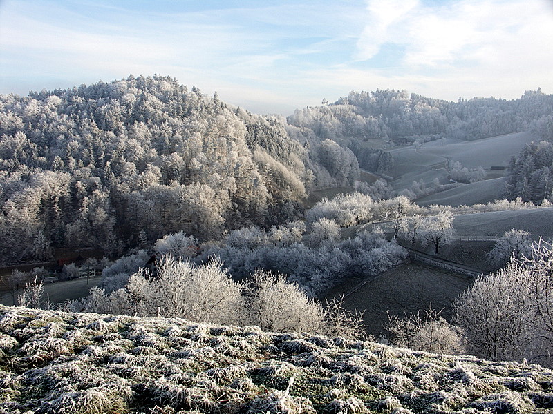 Gezuckerte Landschaft