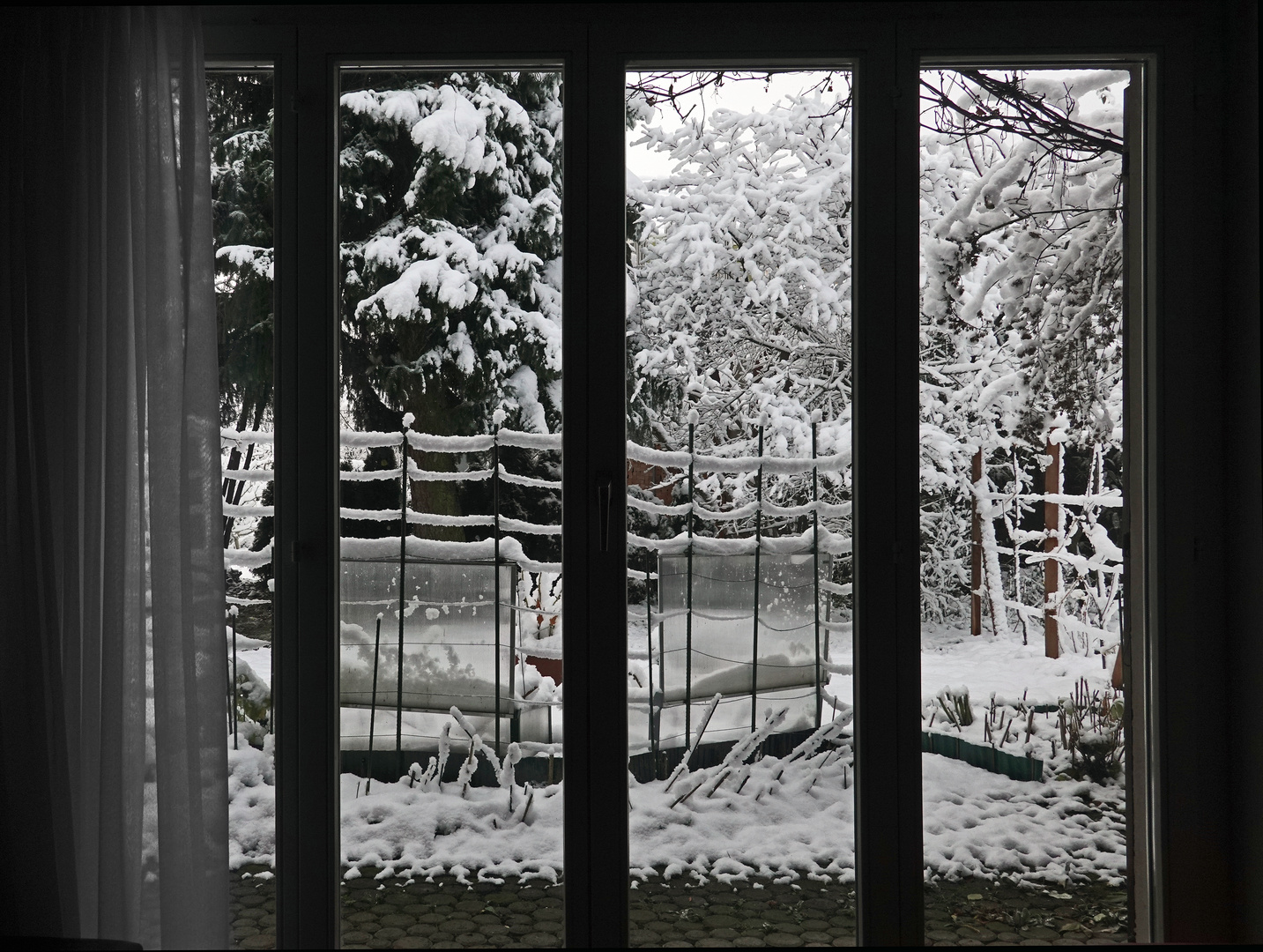 Gezuckerte Schnee-Strukturen