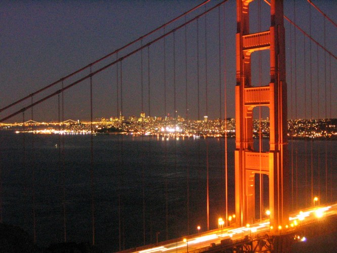 GGB by night Foto & Bild north america, united states, california