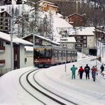 GGB-Triebwagen 3052 in Zermatt