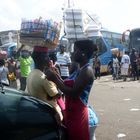 Ghana, à la gare routière