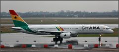 Ghana International first time at DUS