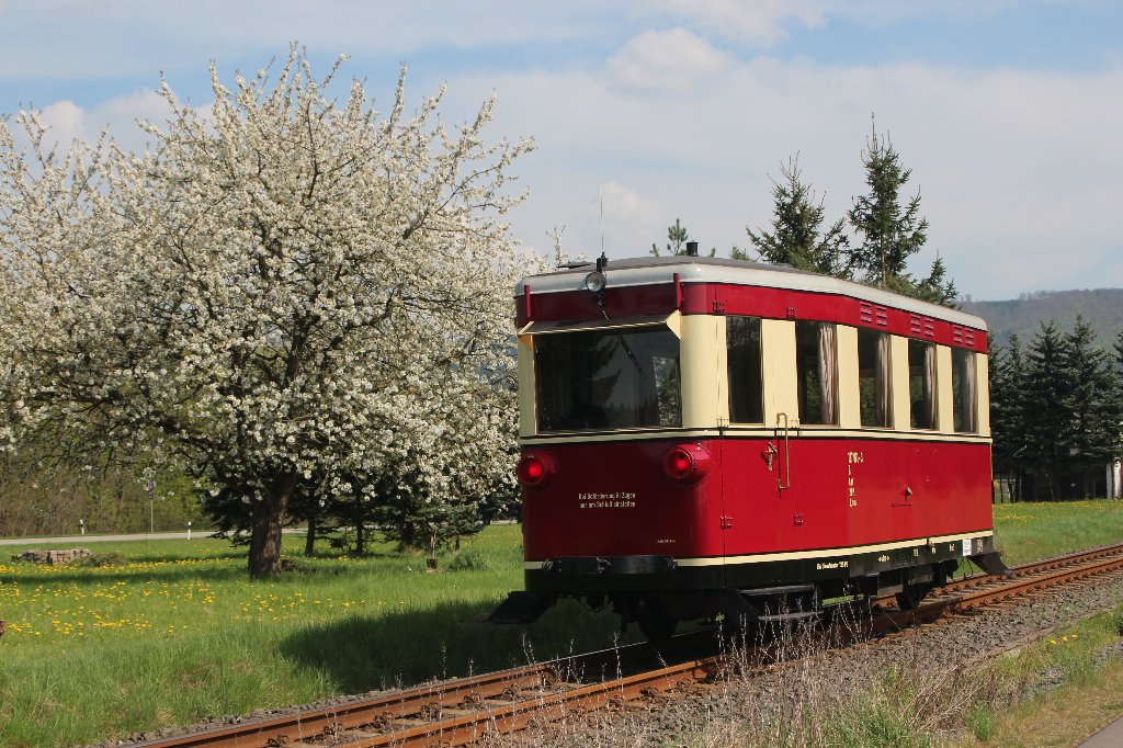 GHE T1 unterwegs auf der Strecke