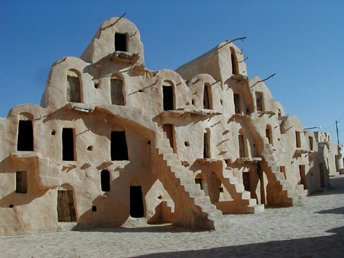 Ghorfa in Ksar Soltane, Tunesien