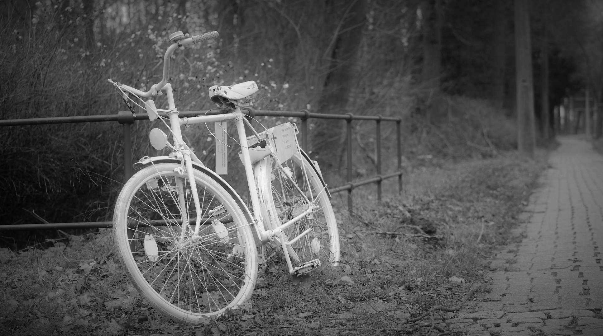 Ghost Bike in Black'n'White