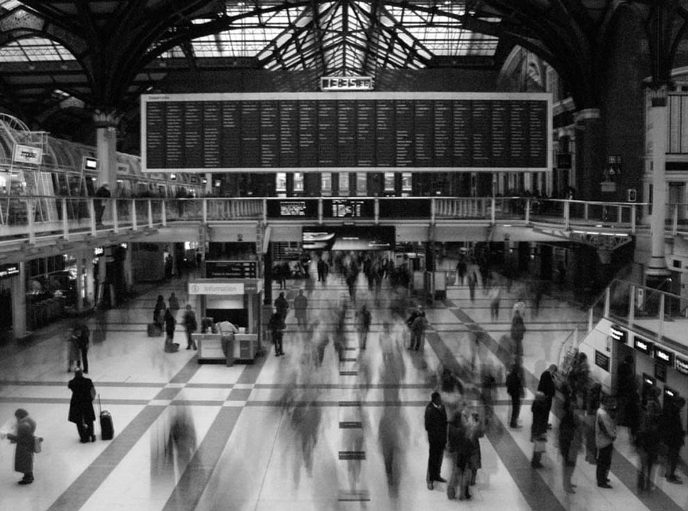 ghost on station (Liverpool street, LONDON)
