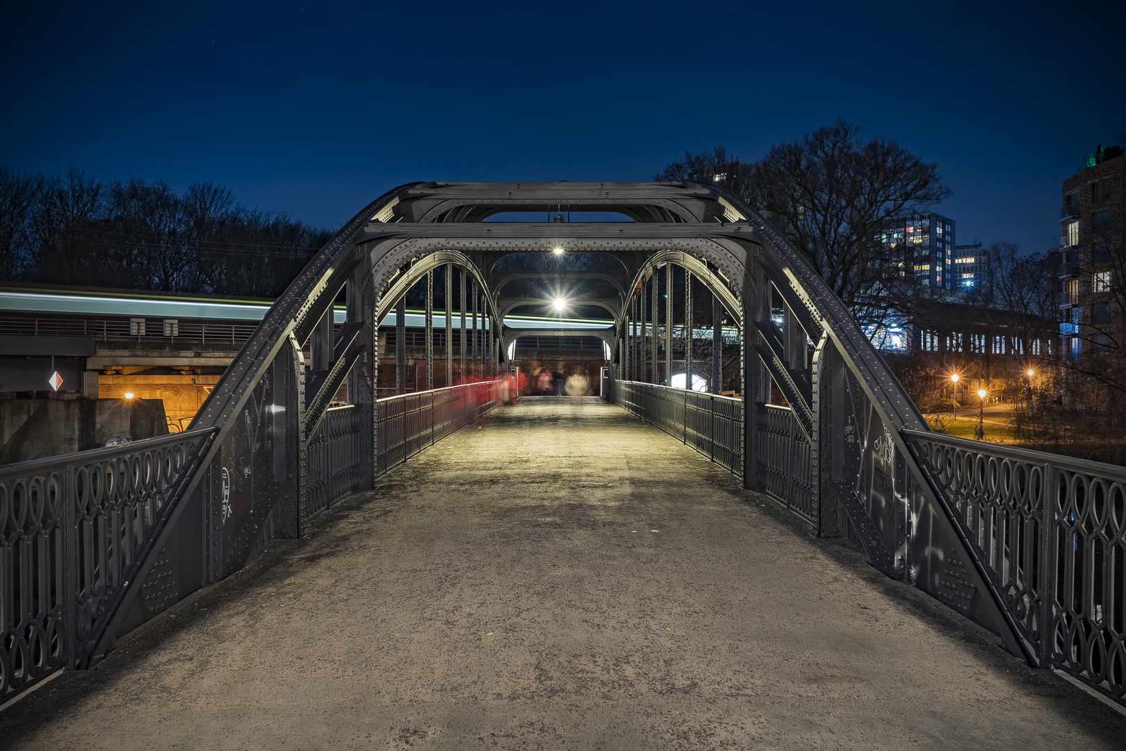 Ghosts on bridge