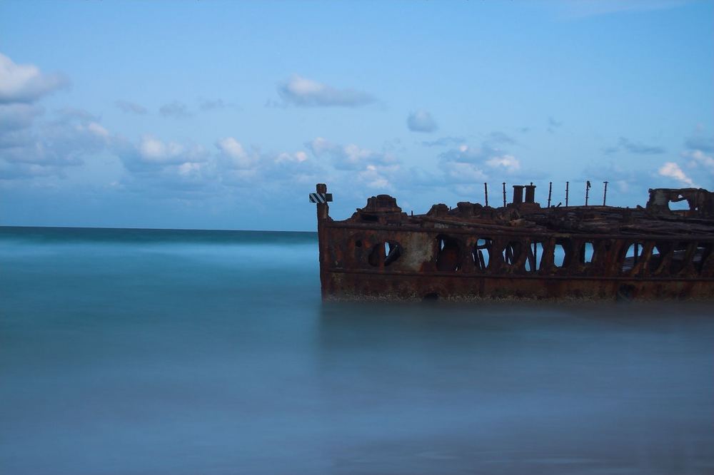 Ghostship Maheno in voller Fahrt