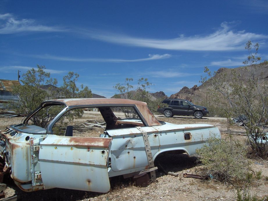 Ghosttown Rhylolite in Death Valley