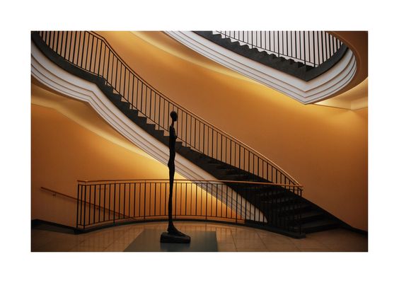 Giacometti im Treppenhaus